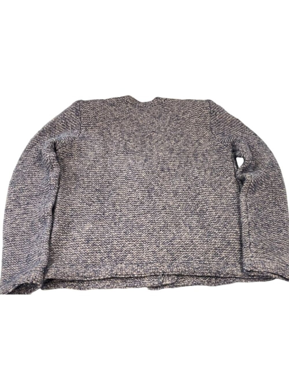 Ann Taylor Merino Wool Alpaca Cardigan Sweater XL Blue Double Breasted Academia - Picture 6 of 12
